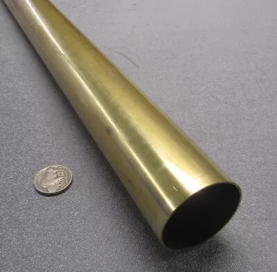 260 Brass Tube 1 1/2  OD X .032  Wall X 1.436  ID X 3 Ft Length 1 Unit • $123.90