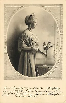 German Royalty RPPC Postcard; Empress Augusta-Victoria Queen Of Prussia • $10.16