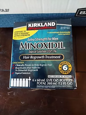 Kirkland Minoxidil 5% Extra Strength Regrowth Treatment 6 Month Supply Exp 9/24 • $34