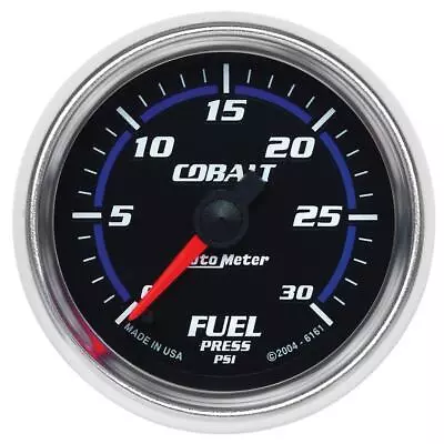 AutoMeter GAUGE FUEL PRESSURE 2 1/16  30PSI DIGITAL STEPPER MOTOR COBALT • $255.66