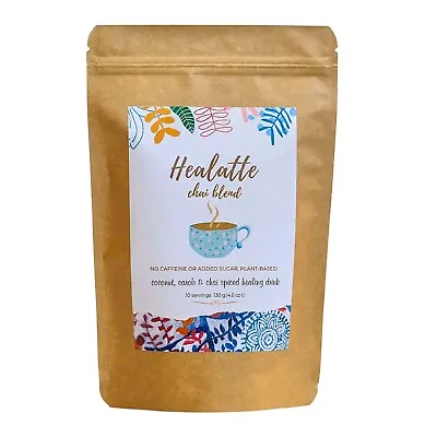 Healatte Chai Blend Latte Spiced Coconut Milk Caffeine Free Unsweetened Vegan • £13.90