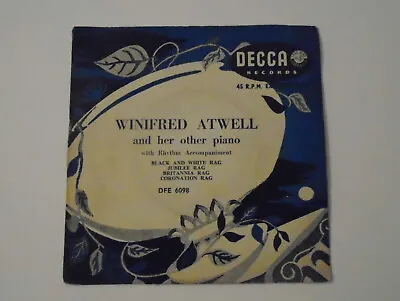 £3.90 • Buy Winifred Atwell And Her Other Piano - EP - 7'' Vinyl Record Single - DFE 6098 