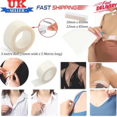 £2.99 • Buy Double Sided Body Tape Fashion Toupee Breast Wig Lingerie Dress Boob Strips Roll