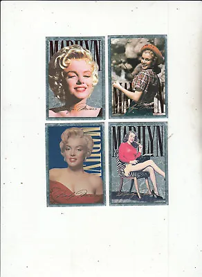 Marilyn Monrow 1993 Trading Cards  4 Cards 59606263 -[Lot 1]-Cards • $6.49