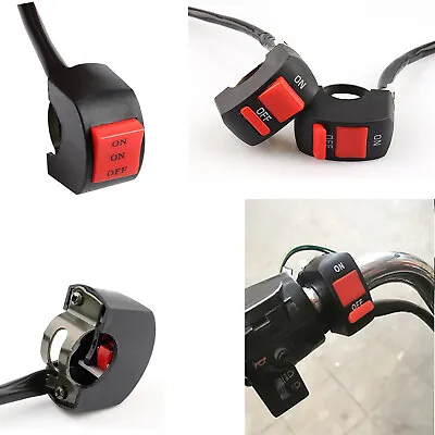 Motorcycle Handlebar Switch Electric Car LED Headlight Retrofit Two Flash Switch • $6.33