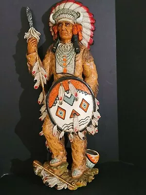 $250 • Buy Vintage Rare Native Indian Chief Wall Piece Circa 1975 By V. Kendrick Universal 