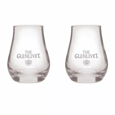 The Glenlivet Scotch Whiskey 2 Snifter Glasses 280ml BNWOB MAN CAVE EXCOSSE • $31.99