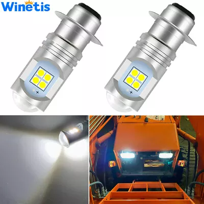 2X LED For Kawasaki Mule Headlights Bulbs Super White 3000 3010 KAF620 KAF950 • $15.41