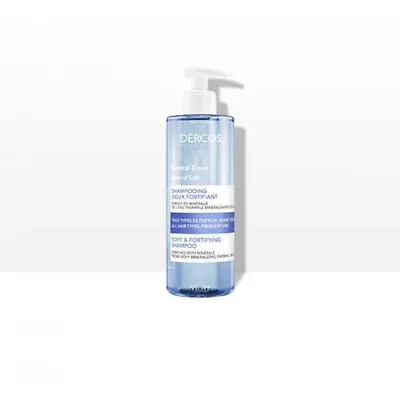 Vichy Dercos Mineral Soft Shampoo For Everyday Use 400ml • $28.90