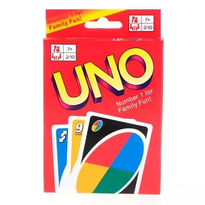 Classic UNO Playing Matching Cards Family Game School Holiday Party Fun • $10.25