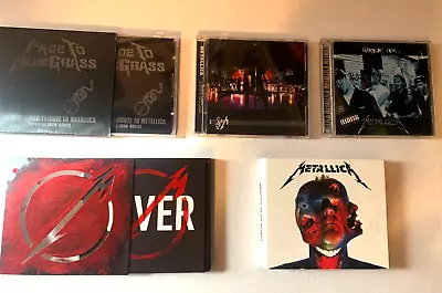 Metallica 5 CD Lot-Garage Inc-S&M-Hardwired-Through The Never-Fade To Bluegrass • $12.99