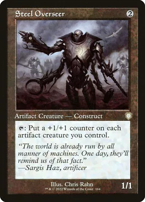 MTG Steel Overseer Retro Frame  - The Brothers' War Commander • $1.95