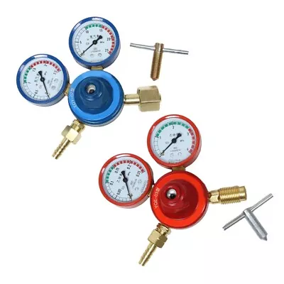 Premium Shockproof Oxygen Acetylene Propane Gas Regulator With Welding Gauge • £36.50