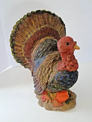 Cracker Barrel Turkey Thanksgiving Large Tabletop Resin Decor • $40