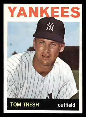 1964 Topps #395 Tom Tresh Excellent+ Yankees • $6