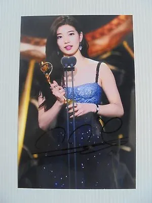 Suzy Bae Miss A 4x6 Photo Korean Actress KPOP Auto Signed USA Seller SALE F3 • $14.99