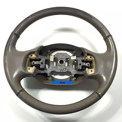 97-03 Ford F150 F250 Steering Wheel Expedition Excursion OEM Tan Leather WEAR • $69.99