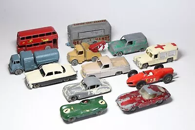 Matchbox Lesney X12 Job Lot Inc MB32 E Type Jaguar MB73 Ferrari F1 • £8.50