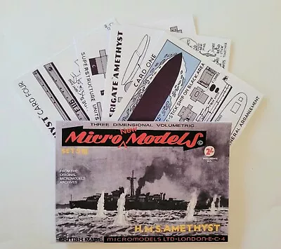 £5.50 • Buy Micromodels Set SIII HMS Amethyst Micro New Models Card Kit