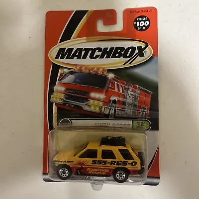 2000 Matchbox ISUZU RODEO #100 On The Road Again Roadside Rescue Diecast Car New • $5