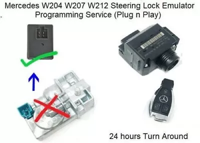 Mercedes Benz Steering Lock ESL ELV Emulator Programming W204 W207 W212 • $149.25