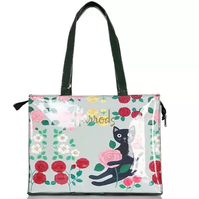 HARRODS LONDON Large Tote Bag With Kitty New • $100.21