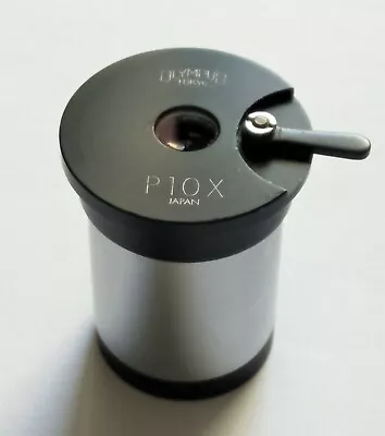 Olympus Microscope Eyepiece P10x + Pointer For Older Models - Excellent Optics! • $9.64