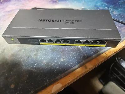 NETGEAR GS108PP-100NAS 8-port Switch  POE Switch • $9.99