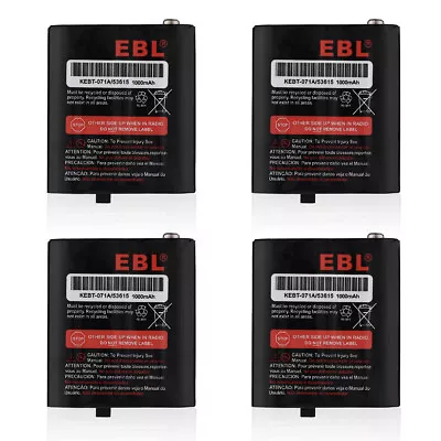 4 PACK 3.6V 1000mAh 53615 NiMH Battery For Motorola Radio T5700 T5710 KEBT-071A • $13.49