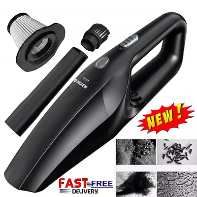 Wireless Car Vacuum Cleaner Handheld Vacuum Mini Power Suction USB Rechargeable • $25.89