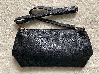 Michael Kors Pebbled Black Leather Adjustable Strap Crossbody • $37.99