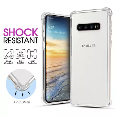 For Samsung S20 Ultra S10 S9 S8 Plus Note 10 Case Shockproof Bumper Clear Cover • $6.99