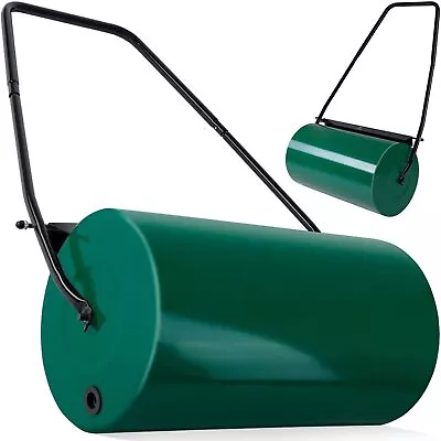 Heavy Duty Garden Lawn Roller Sand Water Filled Barrel Drum Grass Seed 48 65L • £44.99