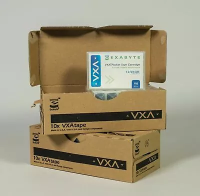 17 Exabyte 8MM V6 VXA 62m 12/24GB Tape Cartridges - New • $99