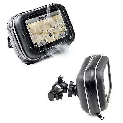 Waterproof Motorcycle Handlebar Mount Case For TomTom One XL & XL LIVE IQ Routes • $40.85