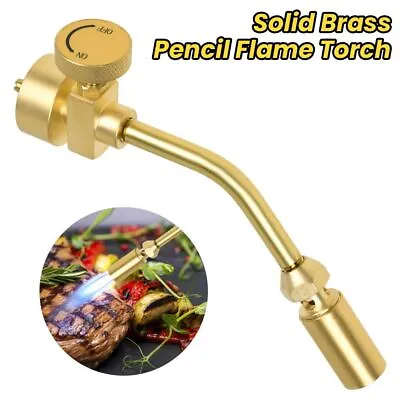 MAPP MAP-Pro Propane Gas Welding Torch Head Full Brass Pencil Flame Burner Torch • $13.80