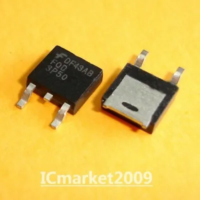 10 PCS FQD3P50 TO-252 FQD 3P50 SMD 500V P-Channel Mosfet Transistor • $6.99