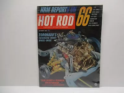 Oct. 1965 Hot Rod Magazine  Van Truck Car Parts Dodge Ford Chevy GTO Hemi Marlin • $8.49