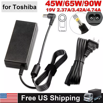 AC Adapter Power Charger For Toshiba Satellite Series PA3714U-1ACA PA5178U-1ACA • $11.49