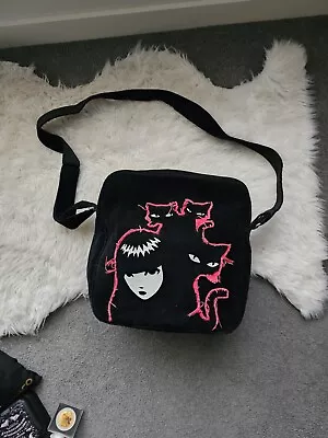 RARE Emily The Strange Vintange Y2K Velvet Handbag (Large Size) • $249