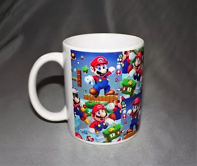 Super Mario Funny Ceramic Coffee Mug Cup 11oz Perfect Gift For All Occasions • £8.99