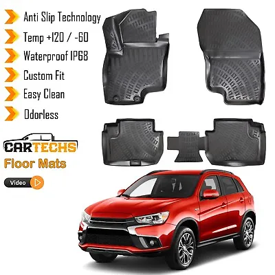 Floor Mats Liner Fits Mitsubishi Outlander Sport 2013-2019 Waterproof 3D Molded • $94.90