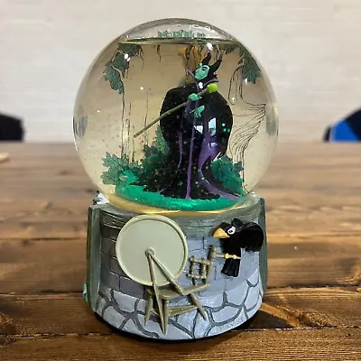 Enesco Disney Sleeping Beauty Musical Waterball Snow Globe Maleficent • $65