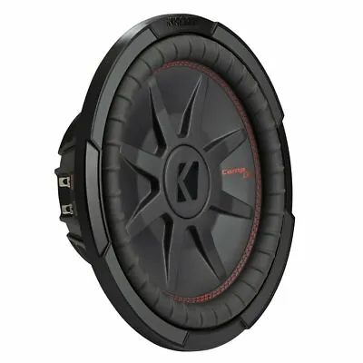 KICKER 48CWRT121 CompRT 12  Dual 2-Ohm 1000W Shallow Car Audio Power Subwoofer • $229.99