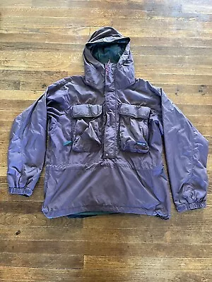 Vintage Patagonia SST Pullover Fly Fishing Wading Jacket - Purple - Large 85050 • $120