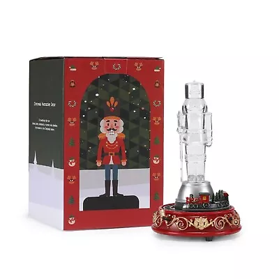 Rotating Little Train Nutcracker With Firearm Music Box Led Light Festival Gifts • $9.99