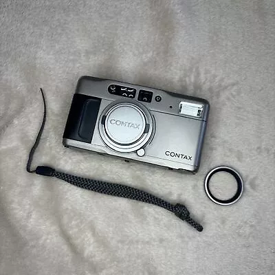 [AS IS] For Parts Contax Tvs Data Back 35mm Film Camera 31324 • $400.29