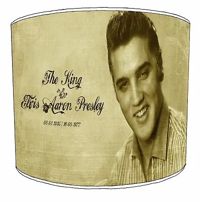 Elvis Presley Lampshades Ideal To Match Elvis Presley Wallpaper Borders • $36.64