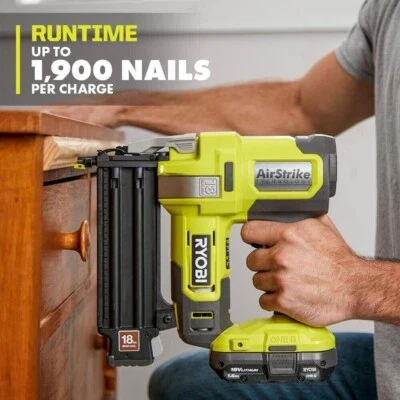 $62.33 • Buy Ryobi One+ 18v 18-GAUGE BRAD NAILER  (P321)