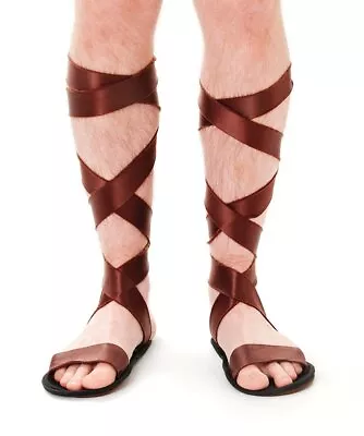 Roman Sandals Adult Size One Size Brown • $13.56